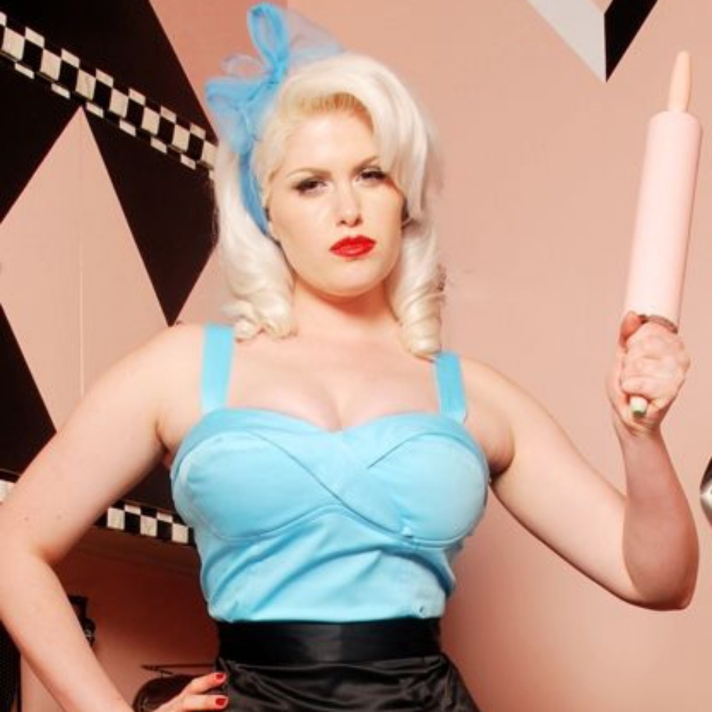 Baby Blue Vamp Top